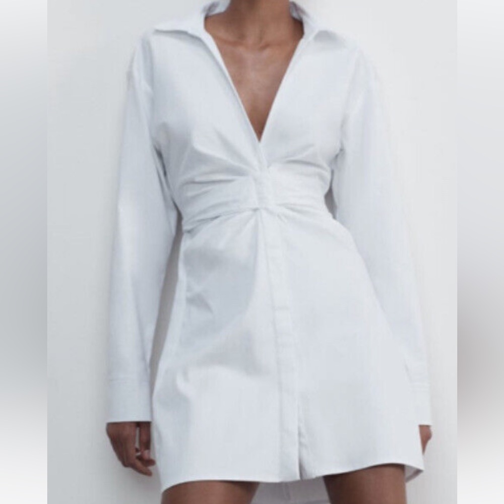 Zara White Mini Dress